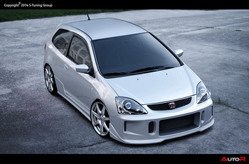 HONDA CIVIC 01-06 SIDE SKIRTS 3D