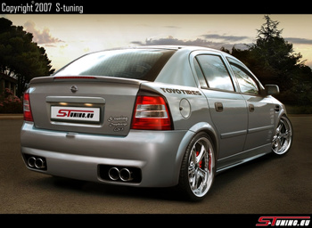 OPEL ASTRA G REAR BUMPER