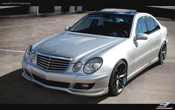 MERCEDES W211 FRONT UNDERBUMPER SPOILER