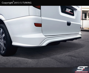 MERCEDES VITO W639 REAR BUMPER Heckstoßstange Teilegutachten