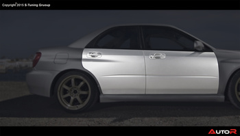 SUBARU IMPREZA II GEN.SEDAN LEFT DOOR