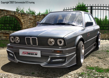 BMW E30 FRONT UNDERBUMPER SPOILER