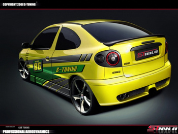 RENAULT MEGANE I REAR BUMPER