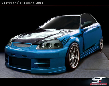 HONDA CIVIC 95-99 COUPE FRONT BUMPER