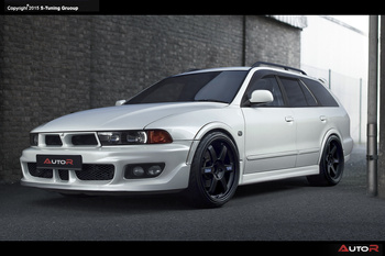 MITSUBISHI GALANT 97-01 front and rear wheel arch extension