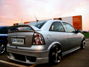 OPEL ASTRA G REAR BUMPER