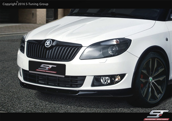 SKODA FABIA II FRONT UNDERBUMPER SPOILER