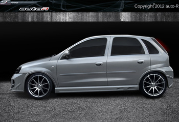 OPEL CORSA C SIDE SKIRTS