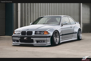 Für Bmw E36 Coupe / Cabrio Wide Body Kit , Verbreiterung, Spoiler