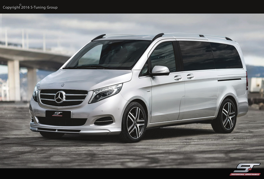 MERCEDES W447 FRONT UNDERBUMPER SPOILER