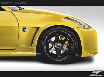 NISSAN 350Z FRONT FENDERS Satz Kotflügel links + rechts