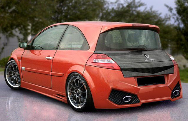 RENAULT MEGANE II REAR BUMPER