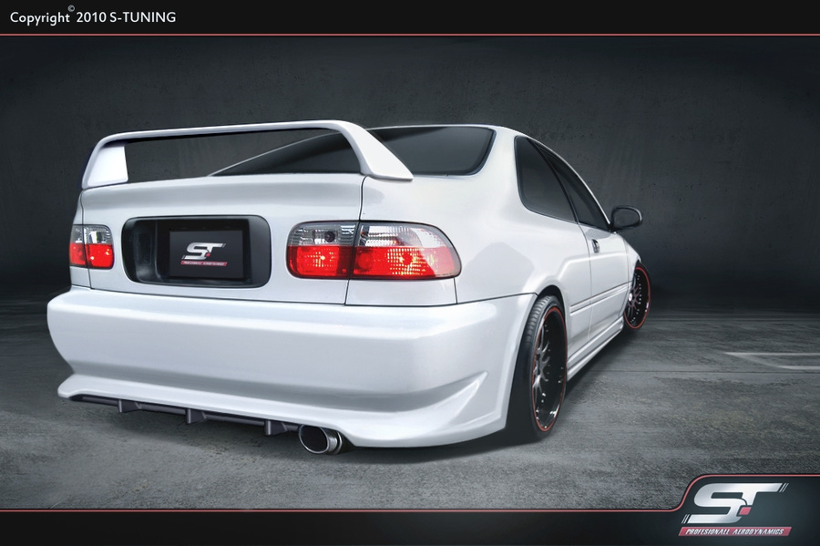 HONDA CIVIC 92-95 COUPE REAR BUMPER