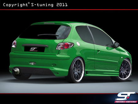 PEUGEOT 206 REAR BUMPER