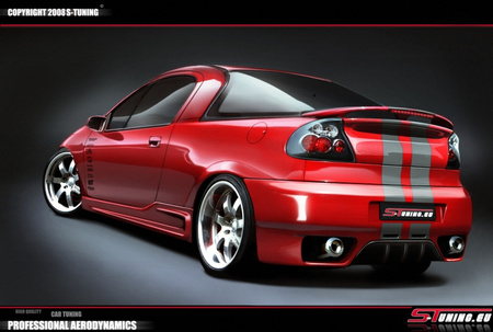 OPEL TIGRA REAR BUMPER