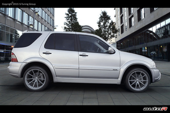 Für Mercedes ML w163 Kotflügelverbreiterung / RADLAUFVERBREITERUNG /Kotflügel/ 8 Tlg.
