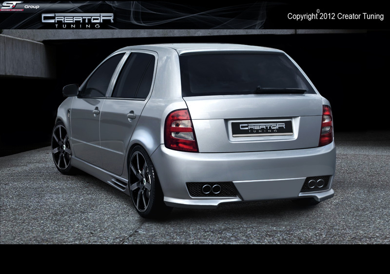 SKODA FABIA REAR BUMPER