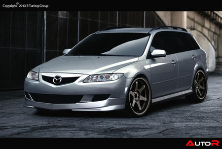 MAZDA 6 FRONT UNDERBUMPER SPOILER