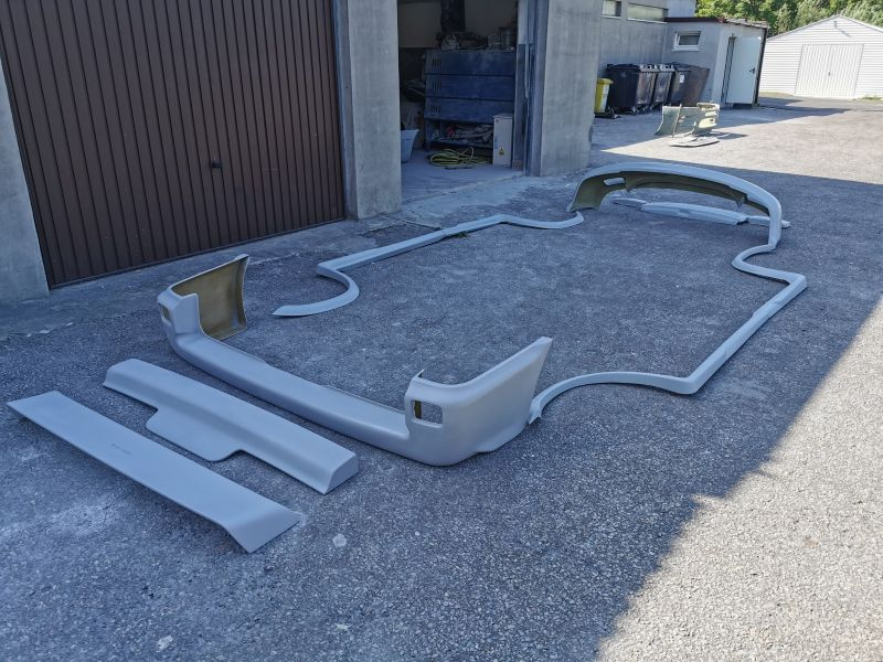 Body Kit für VW T4, Breitbau, Frontstoßstange kurze Front, Wide Body.