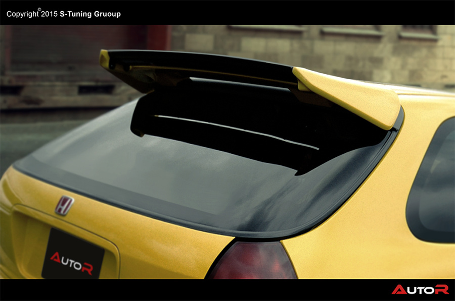 HONDA CIVIC 95-99 HATCHBACK ROOF SPOILER