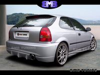 HONDA CIVIC 95-99 HATCHBACK REAR BUMPER