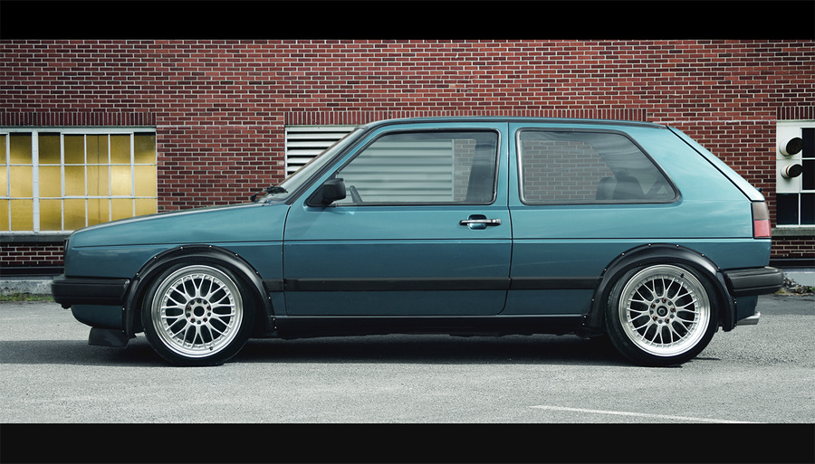 VOLKSWAGEN GOLF 2 front and rear wheel arch extension