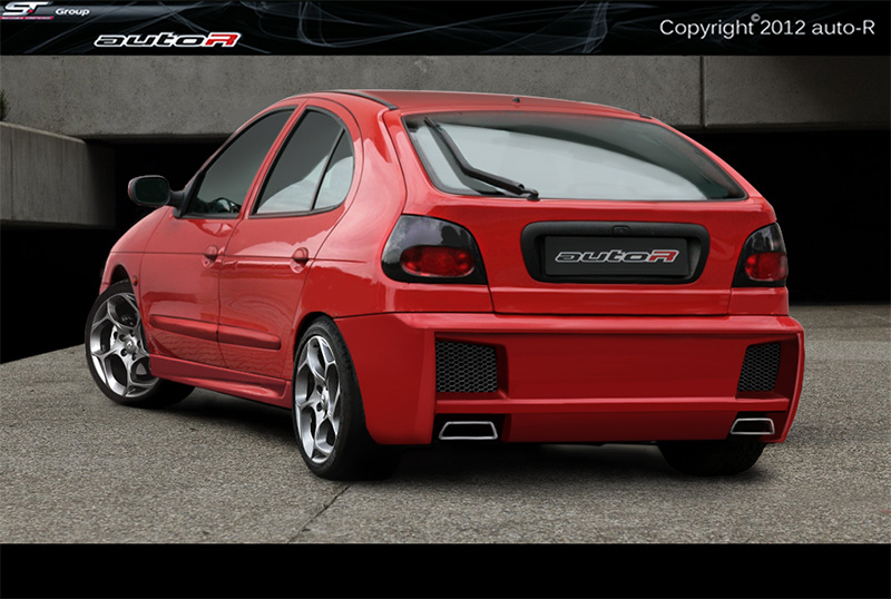 RENAULT MEGANE I REAR BUMPER