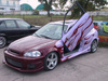 HONDA CIVIC 95-99 COUPE FRONT BUMPER