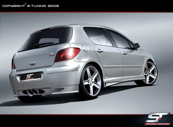 PEUGEOT 307 REAR BUMPER