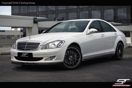 MERCEDES W221 FRONT UNDERBUMPER SPOILER