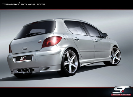 PEUGEOT 307 REAR BUMPER