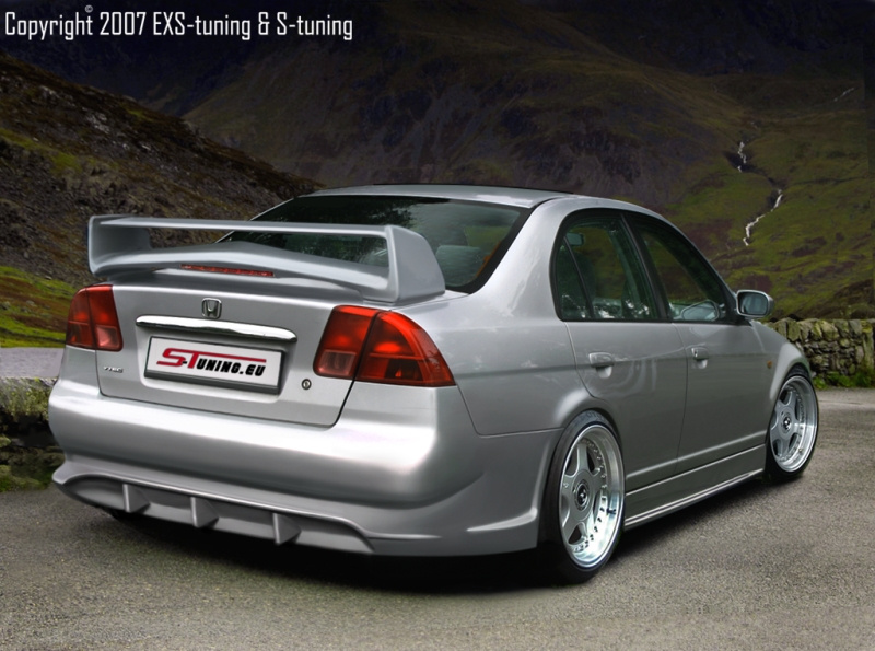 HONDA CIVIC 01-06 REAR BUMPER