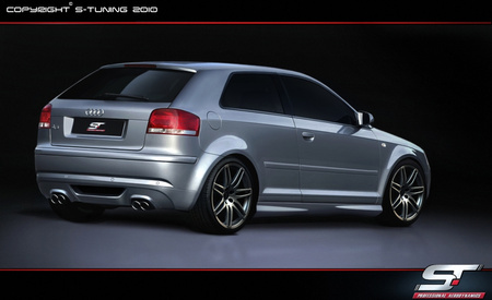 AUDI A3 8P REAR UNDERBUMPER SPOILER