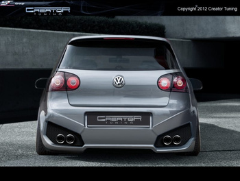 VOLKSWAGEN GOLF 5 REAR BUMPER