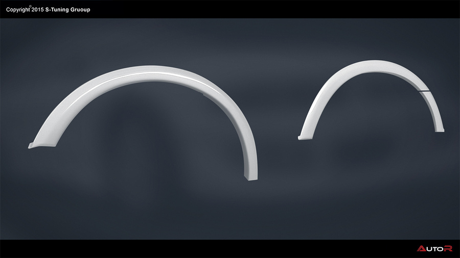 MITSUBISHI GALANT 97-01 front and rear wheel arch extension