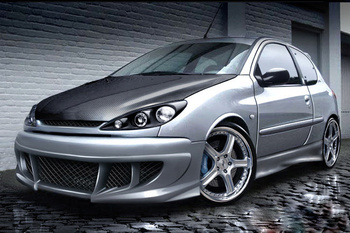 PEUGEOT 206 FRONT BUMPER