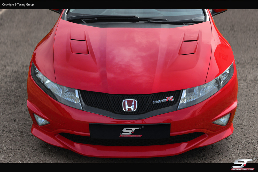 GFK Motorhaube für Honda Civic Fn2 , mk8, Hood, Bonnet