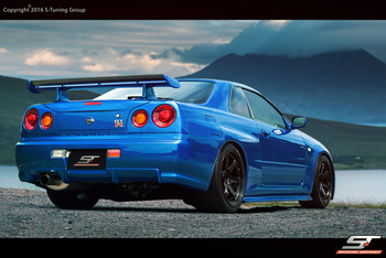 NISSAN SKYLINE R34 GTT TRUNK SPOILER