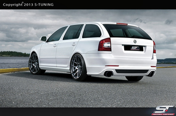 SKODA OCTAVIA II REAR UNDERBUMPER SPOILER