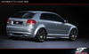 AUDI A3 8P REAR UNDERBUMPER SPOILER
