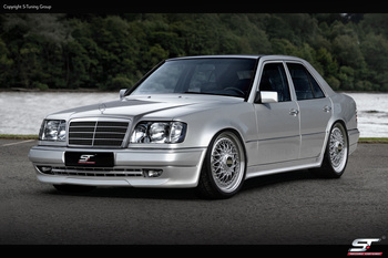 Frontstoßstange für Mercedes W124 AMG Bumper, inkl.Nebelscheinwerfer, Fog lights