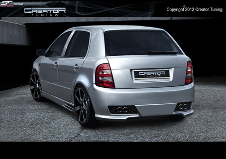 SKODA FABIA REAR BUMPER