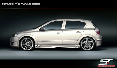 OPEL ASTRA H SIDE SKIRTS
