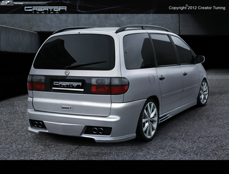 VOLKSWAGEN SHARAN REAR BUMPER