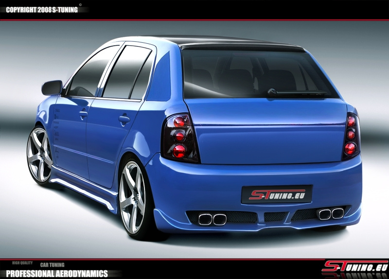 SKODA FABIA REAR BUMPER