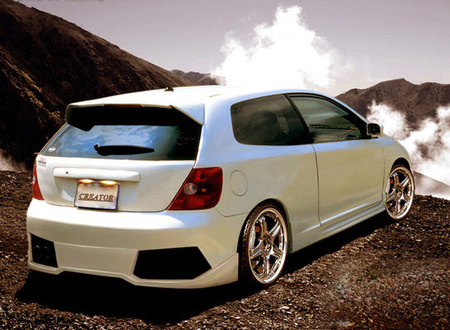 HONDA CIVIC 01-06 HATCHBACK REAR BUMPER