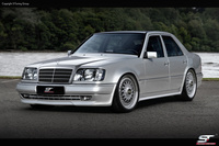 Frontstoßstange für Mercedes W124 AMG Bumper, inkl.Nebelscheinwerfer, Fog lights