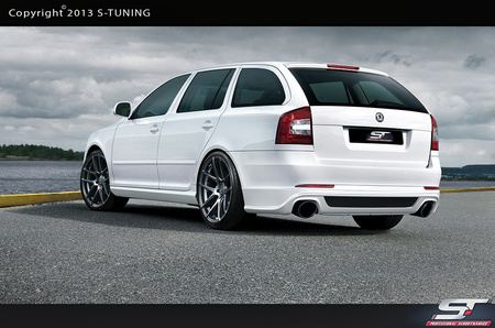 SKODA OCTAVIA II REAR UNDERBUMPER SPOILER