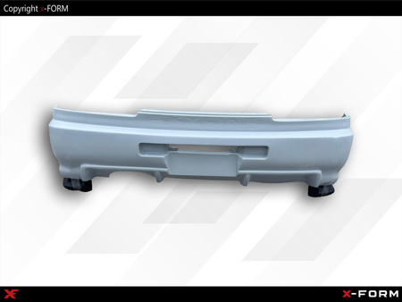 Für Nissan Skyline R34 GT GTT 4-Türer Z-Tune Style Heckstoßstange  Rear Bumper inkl. Spats Extensions