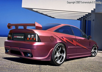 OPEL CALIBRA REAR BUMPER